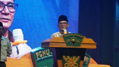 Wakil Bupati Pasuruan dalam sambutan Pelantikan PC IPNU Kabupaten Pasuruan