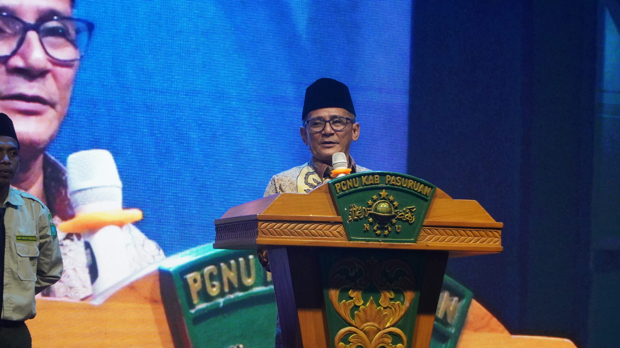 Wakil Bupati Pasuruan dalam sambutan Pelantikan PC IPNU Kabupaten Pasuruan