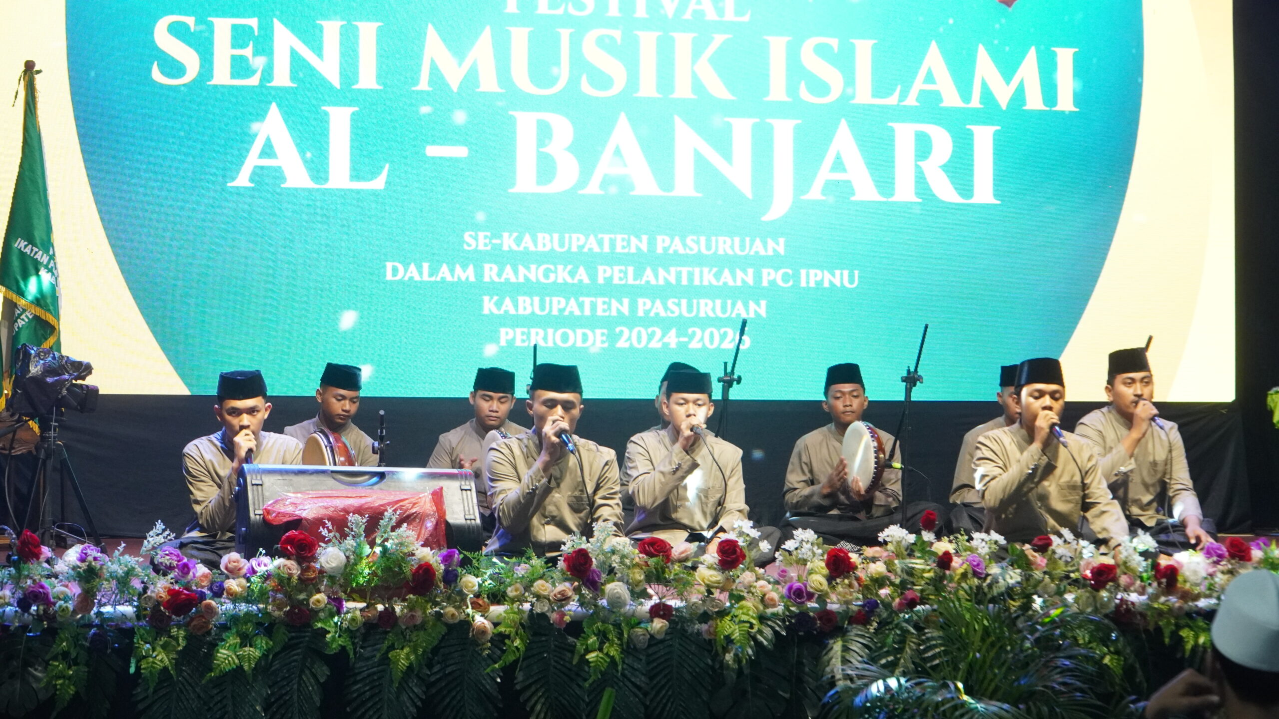 Peserta Albanjari PC IPNU Kabupaten Pasuruan